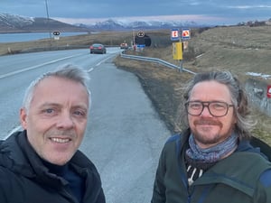 Haakon og Jan Olav på Island